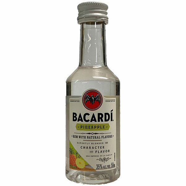 BACARDÍ Pineapple Flavored White RumMini Bottle 50ml