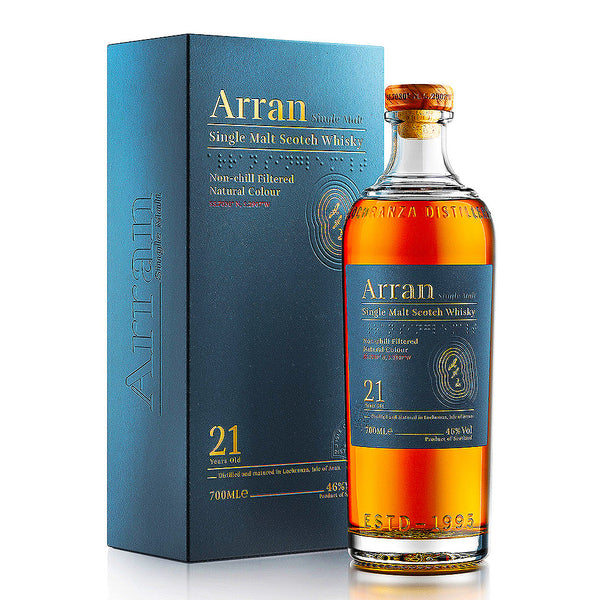 Arran 21 Years Old Single Malt Scotch Whisky 700ml
