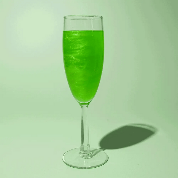 Art of Sucre Green Cotton Candy Glitter Bombs For Drinks