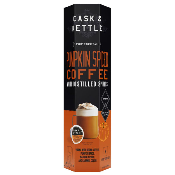 Cask & Kettle Pumpkin Spiced Coffee Liquid K-Pod Cocktails