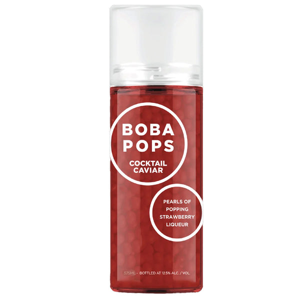 Cocktail Caviar Boba Pops Popping Strawberry Liqueur Pearls 375ml