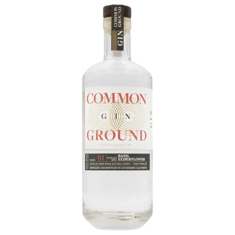 Common Ground Distilled With Basil & Elderflower Gin