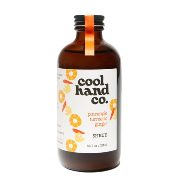 Cool Hand Co. Pineapple Turmeric Ginger Shrub Tart Syrup 250ml