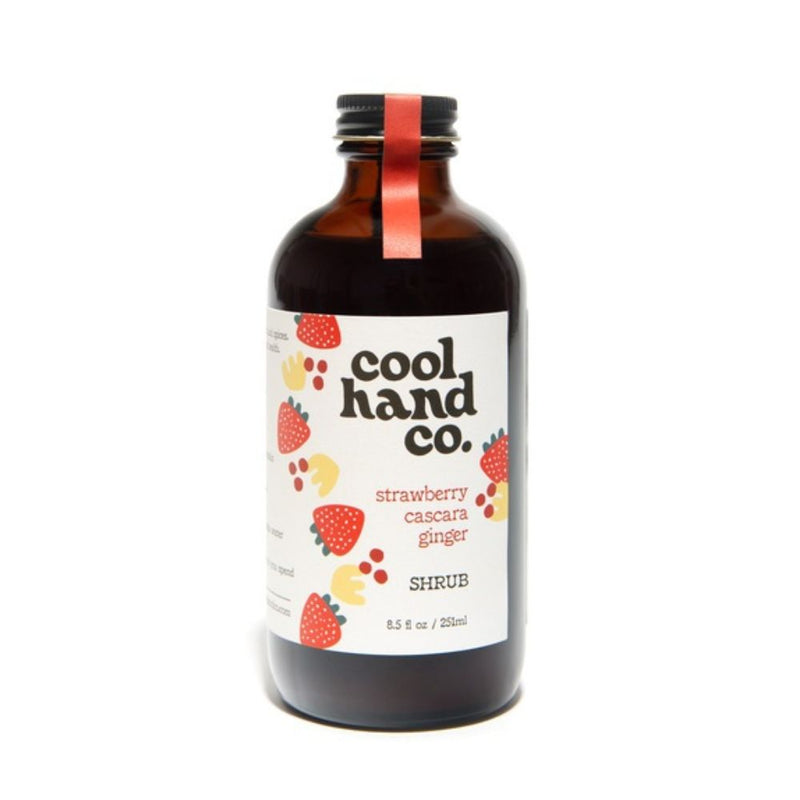 Cool Hand Co. Strawberry Cascara Ginger Shrub Tart Syrup 250ml