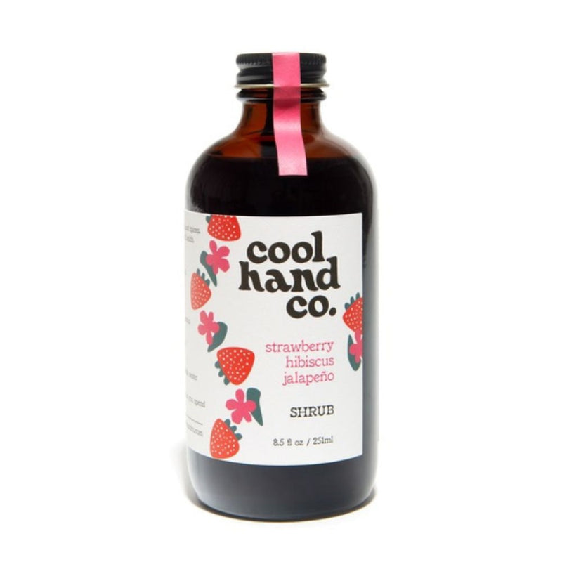 Cool Hand Co. Strawberry Hibiscus Jalapeno Shrub Tart Syrup 250ml