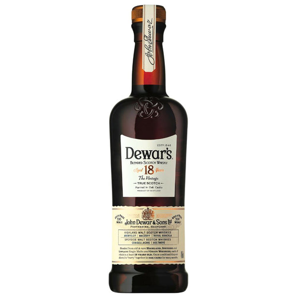 Dewar's The Vintage 18 Years True Scotch
