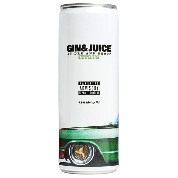Gin & Juice by Dre and Snoop Citrus Ready To Drink Cocktail 355ml 4-Pack