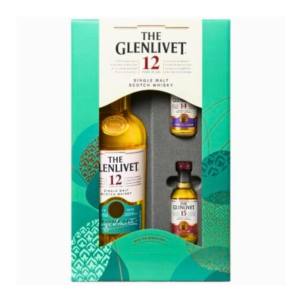 Glenlivet 12 Year Aged Scotch Gift Pack