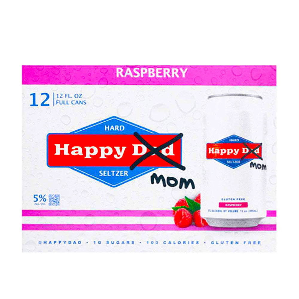 Happy Mom Raspberry Hard Seltzer By Happy Dad 12pkTranslation missing ...