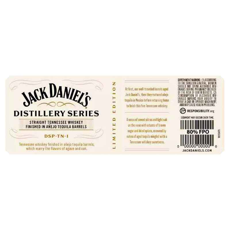 Jack Daniel’s Distillery Series Finished in Anejo Tequila Barrels
