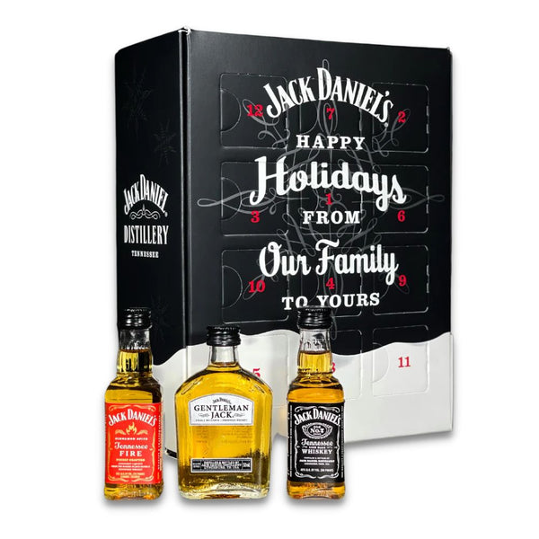 Jack Daniel’s Holiday Countdown Advent Calendar 12 Days of Christmas 2023 Gift Pack