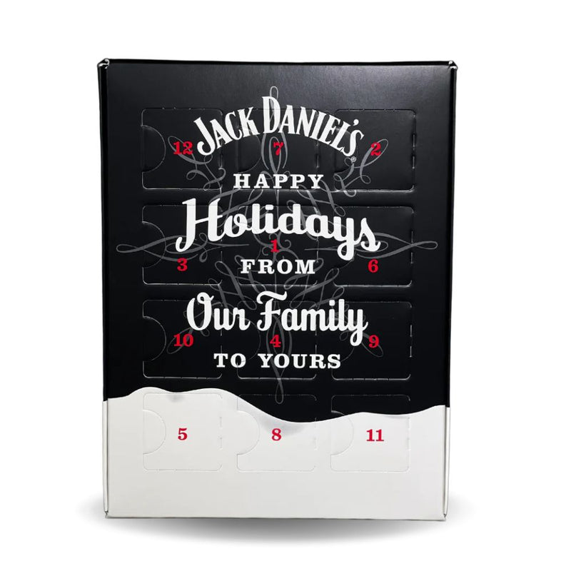 Jack Daniel’s Holiday Countdown Advent Calendar 12 Days of Christmas 2023 Gift Pack