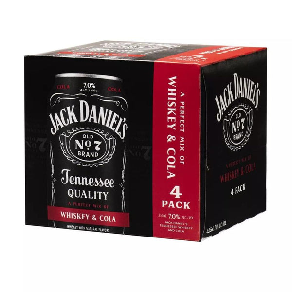 Jack Daniels X Coca Cola Premium Cocktail 355ml (4pk)