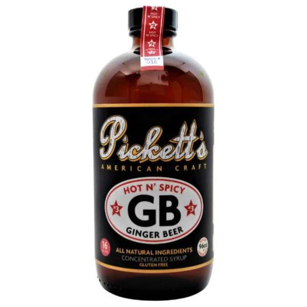 Pickett's American Craft Hot n' Spicy Ginger Beer Syrup 16 Fl Oz