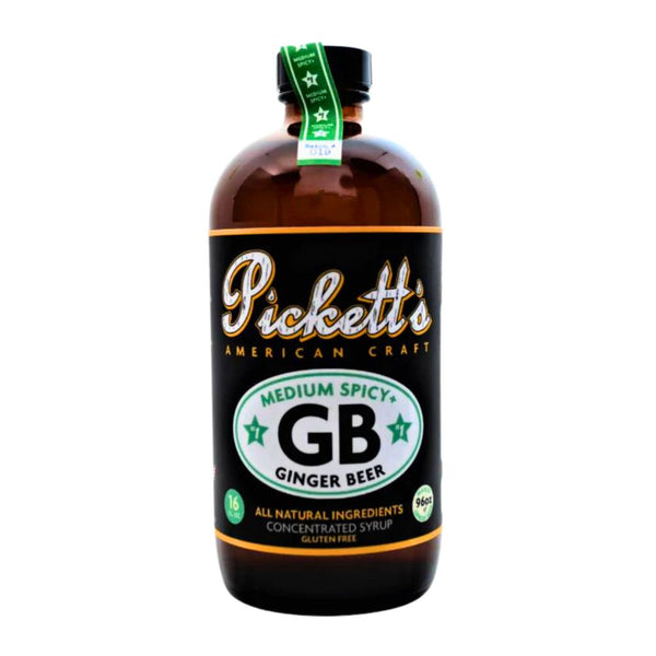 Pickett's American Craft Medium Spicy Ginger Beer Syrup 16 Fl Oz