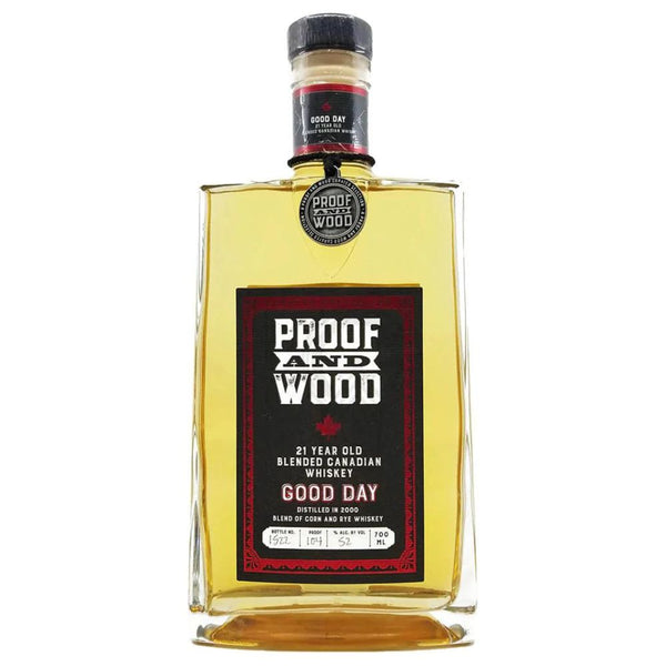 Proof And Wood 21 Year Old Good Day Canadian Whiskey 700ml