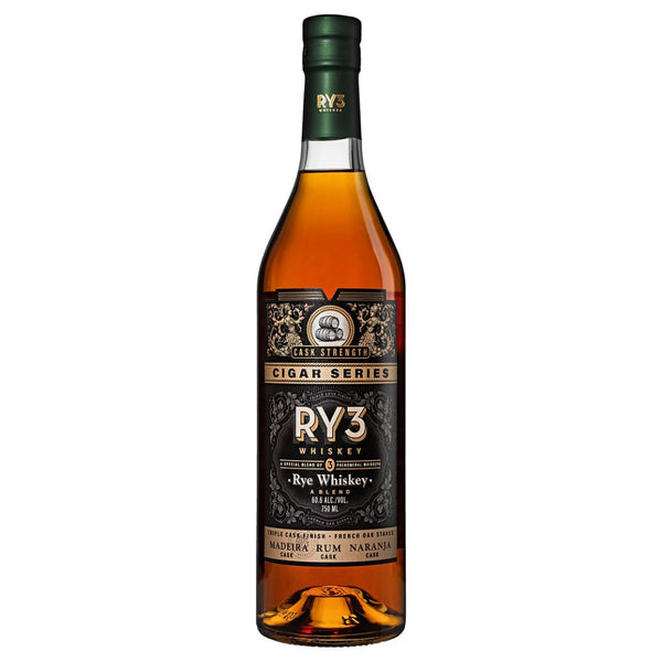 RY3 Whiskey Cigar Series Cask Strength Rye Whiskey