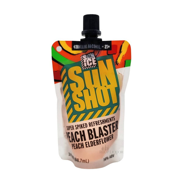 Sun Ice Super Spiked Peach Elderflower Blaster Shot 88.7ml