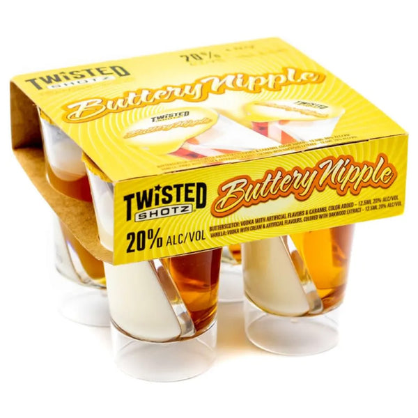 Twisted Whipz Butter Scotch & Vanilla 4 Pack 100ml