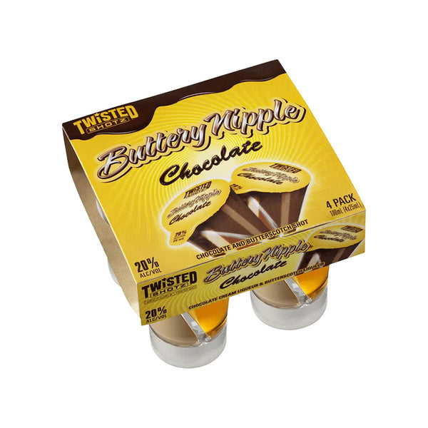 Twisted Whipz Chocolate & Vanilla 4 Pack 100ml