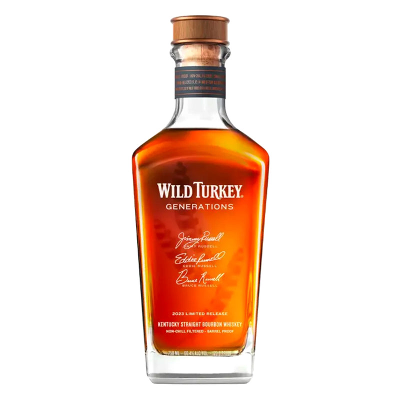 Wild Turkey Generations Barrel Proof Bourbon 2023 Limited Release