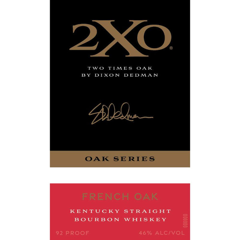 2XO Oak Series French Oak Kentucky Straight Bourbon Whiskey