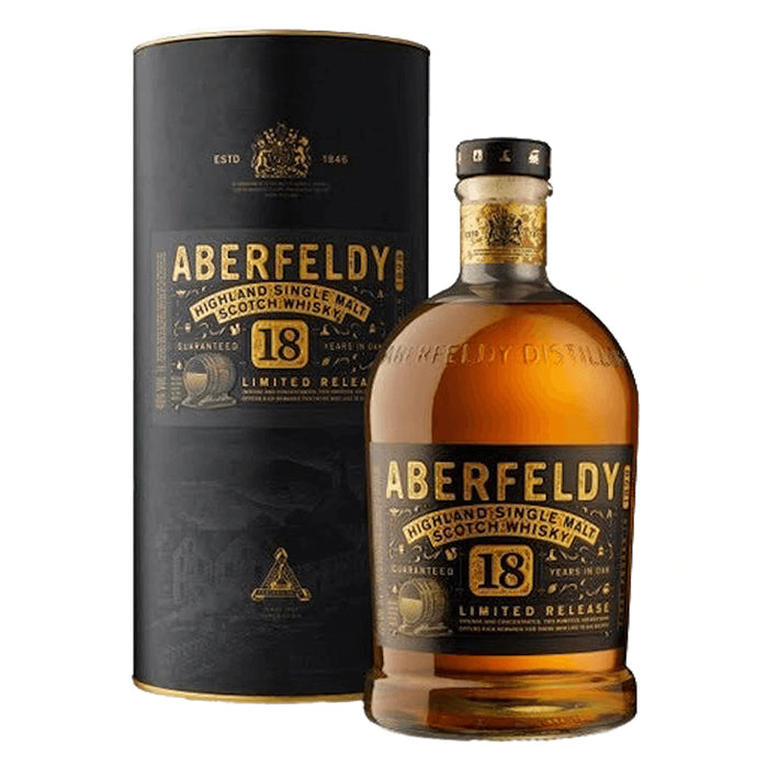 Aberfeldy 18 Year Single Malt Scotch Whiskey