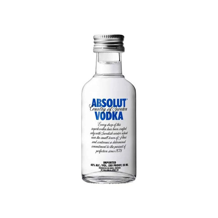 Buy Absolut Vodka Bottle 50ml Online Liquor