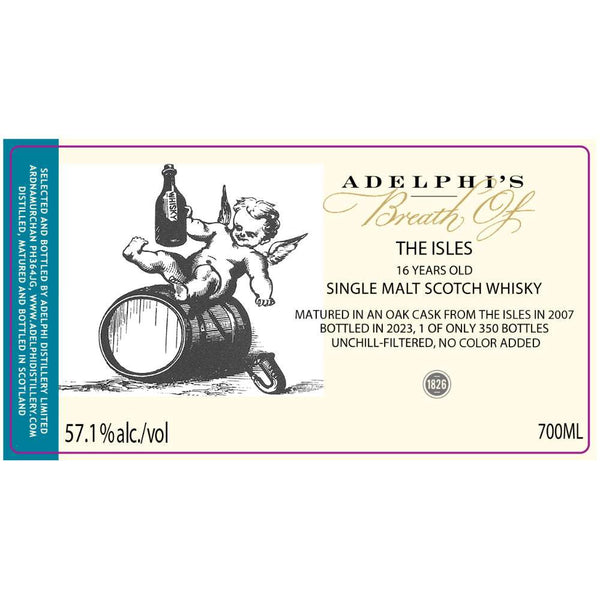 Adelphi’s 2007 16 Year Aged Breath of the Isles Scotch Whisky 700ml