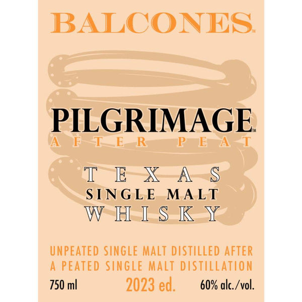 Balcones Pilgrimage After Peat Texas Single Malt Whisky (2023 Edition)