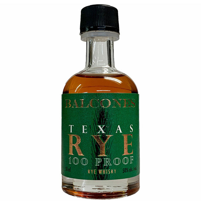 Balcones Texas Rye 100 Proof Mini Bottle 50mlTranslation missing: en ...
