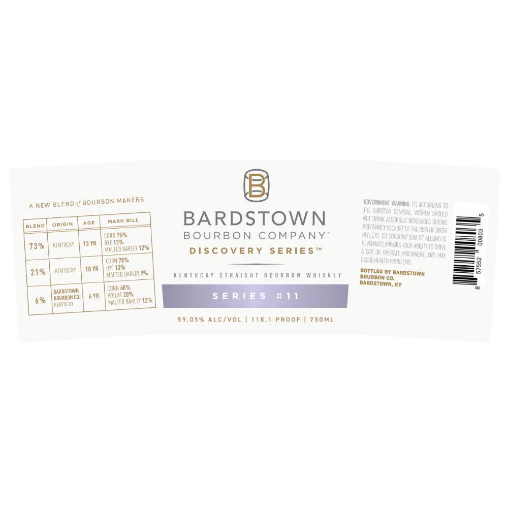 Buy Bardstown Bourbon Company Discovery Series 11 Bourbon Whiskey