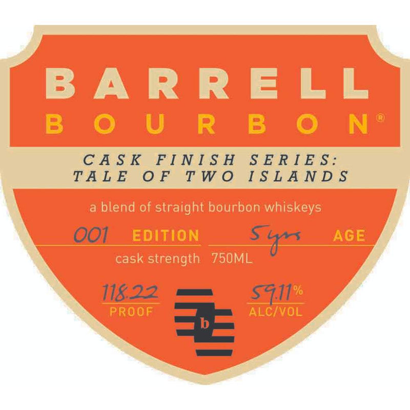 Barrell Bourbon Cask Finish Series: Tale of Two Islands Bourbon Whiskey