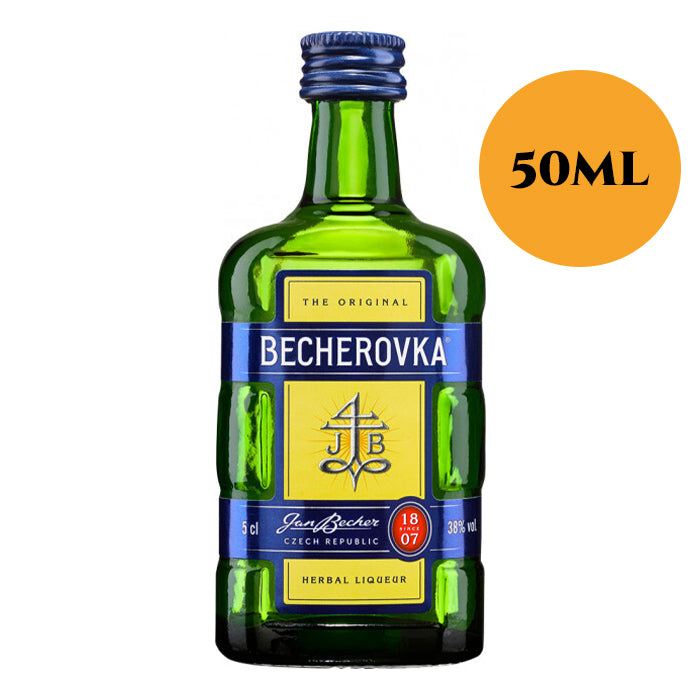 Becherovka Original Herbal Liqueur Mini Bottle 50ml