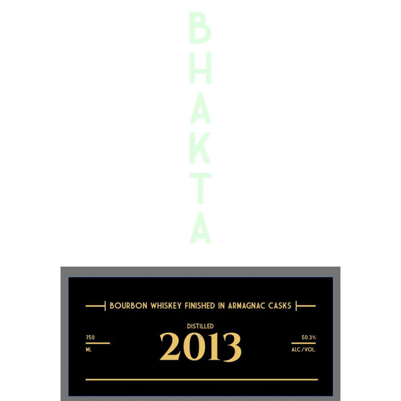 Bhakta 2013 Armagnac Cask Finished Bourbon Whiskey