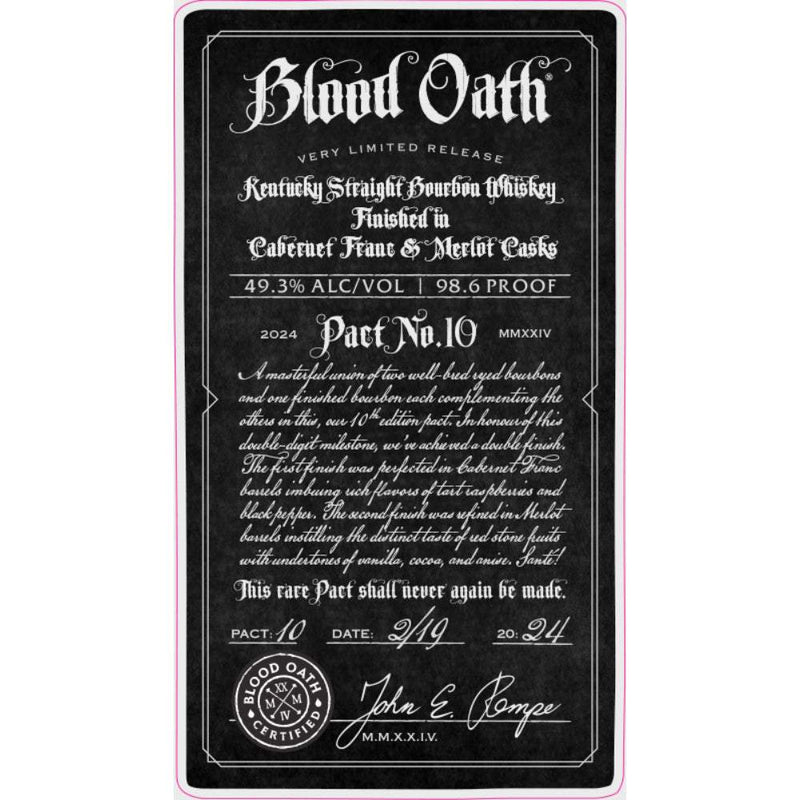 Blood Oath Pact No. 10
