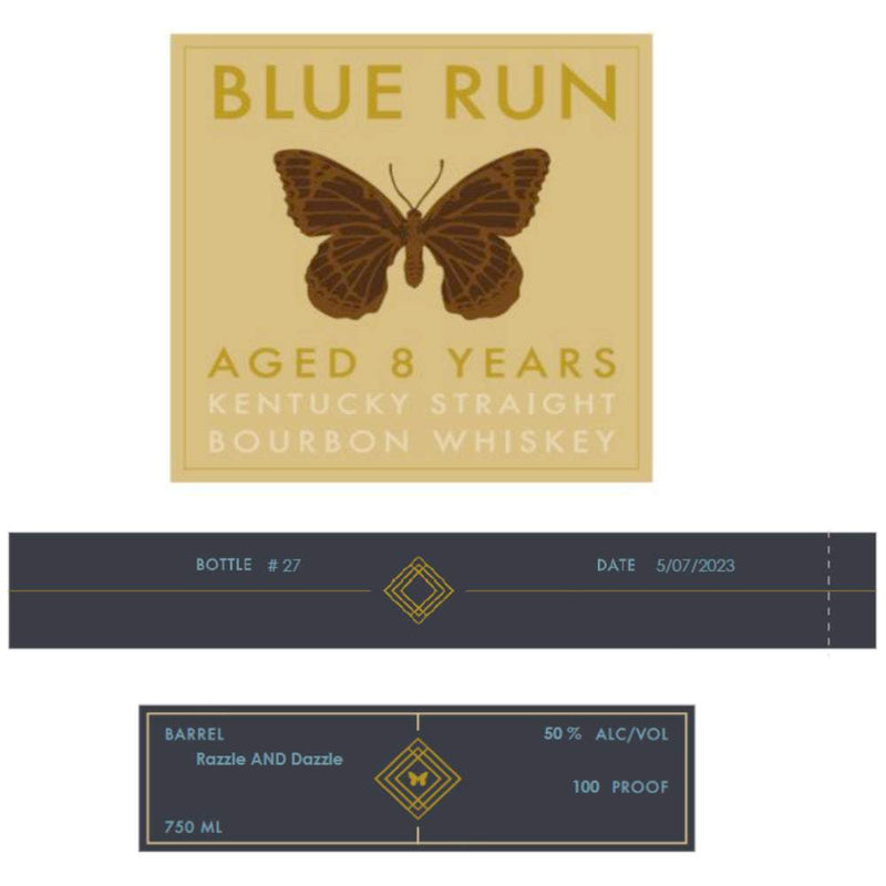 Blue Run 8 Year Old Razzle and Dazzle Straight Bourbon Whiskey