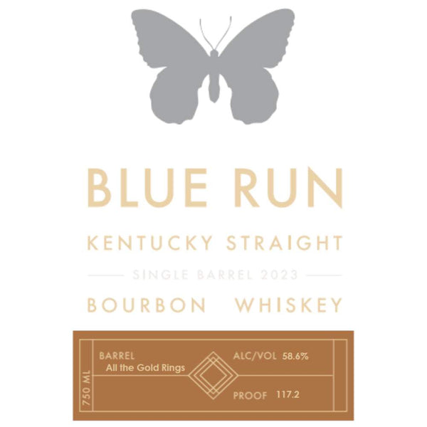 Blue Run 'All The Gold Rings' Single Barrel Bourbon 2023