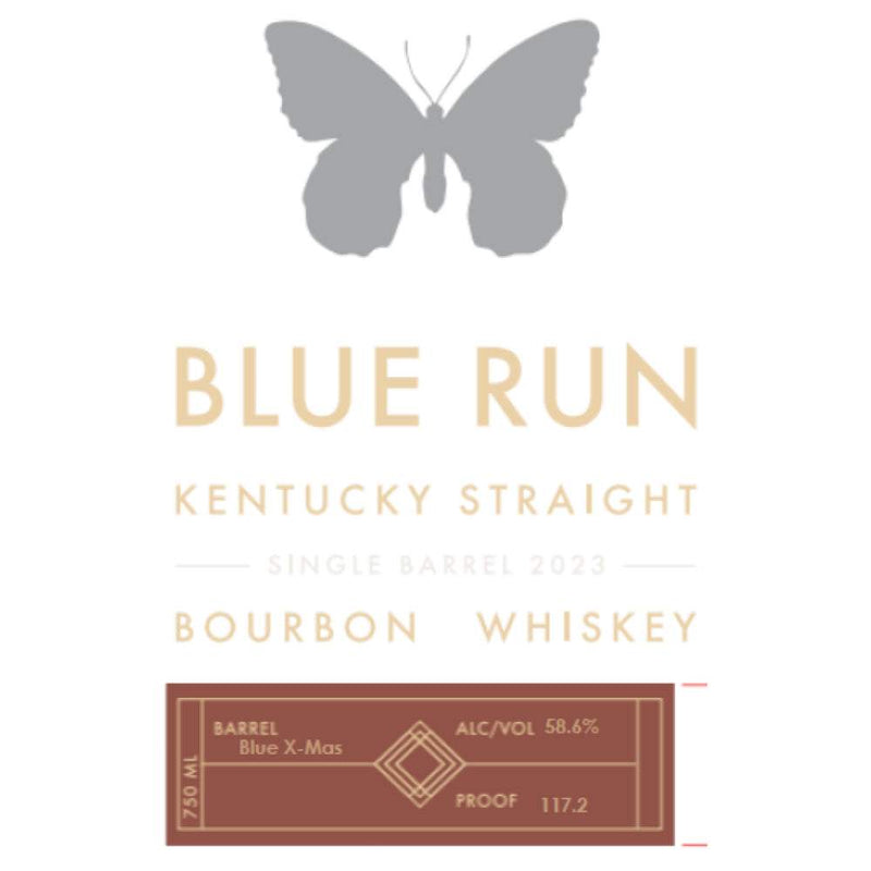 Blue Run ‘Blue X-Mas’ Single Barrel Bourbon 2023