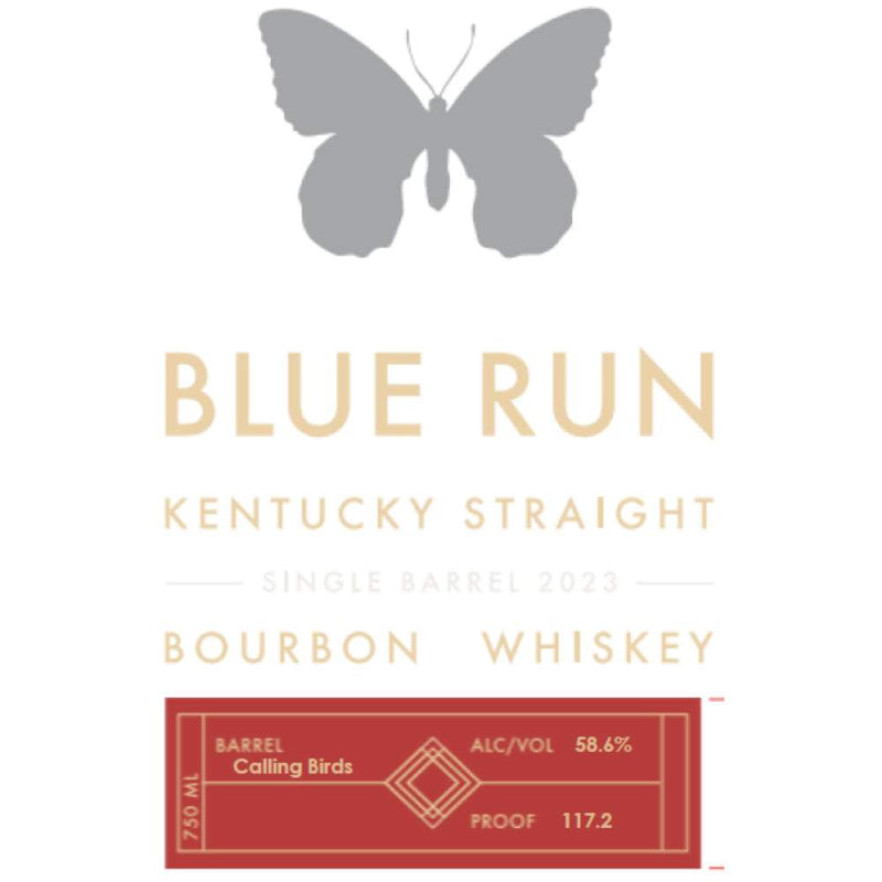 Blue Run ‘Calling Birds' Single Barrel Bourbon 2023