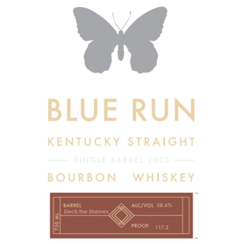 Blue Run ‘Deck the Shelves' Single Barrel Bourbon 2023