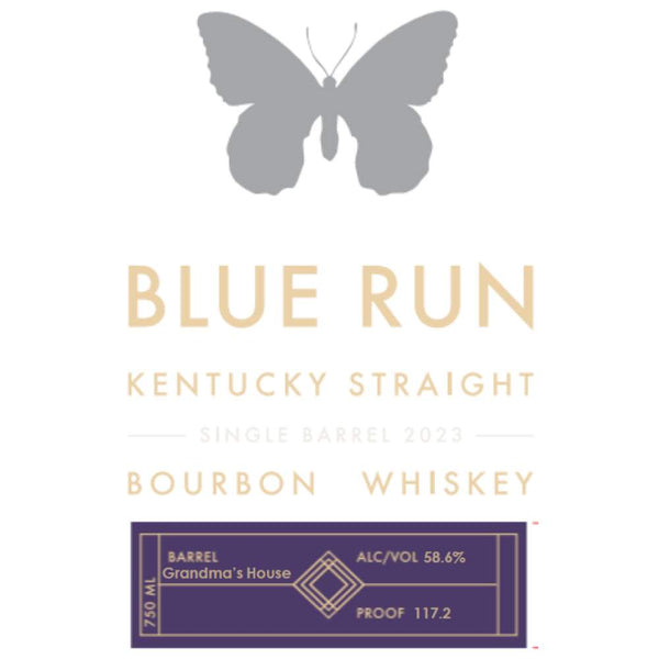 Blue Run ‘Grandma's House' Single Barrel Bourbon 2023