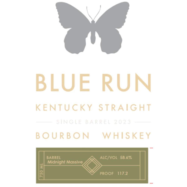 Blue Run ‘Midnight Massive’ Single Barrel Bourbon 2023