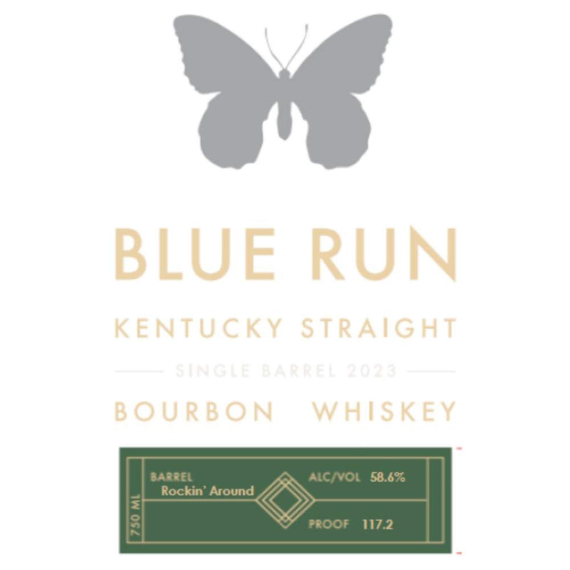 Blue Run ‘Rockin' Around’ Single Barrel Bourbon 2023