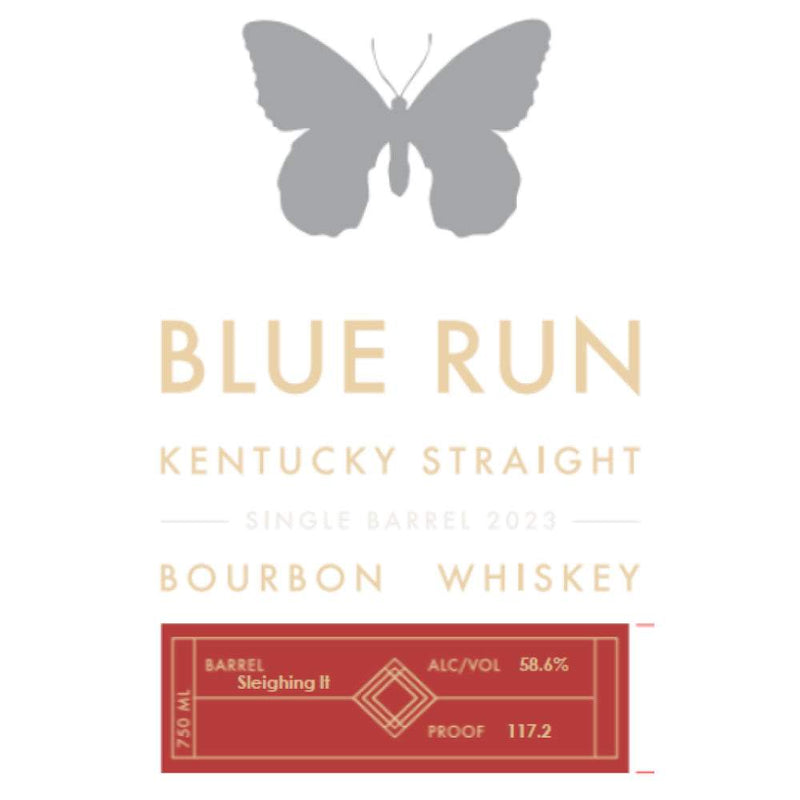 Blue Run ‘Sleighing It’ Single Barrel Bourbon 2023