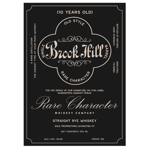 Brook Hill 10 Year Old Straight Rye