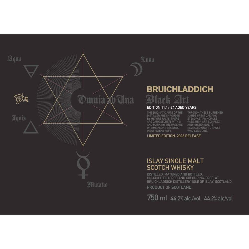 Bruichladdich 24 Year Aged Black Art Edition Islay Single Malt Scotch 11.1