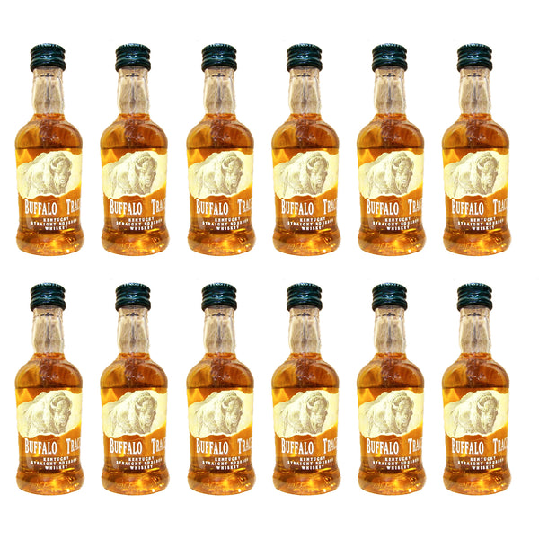 Buffalo Trace Bourbon Mini Bottles 12 Pack 50ml