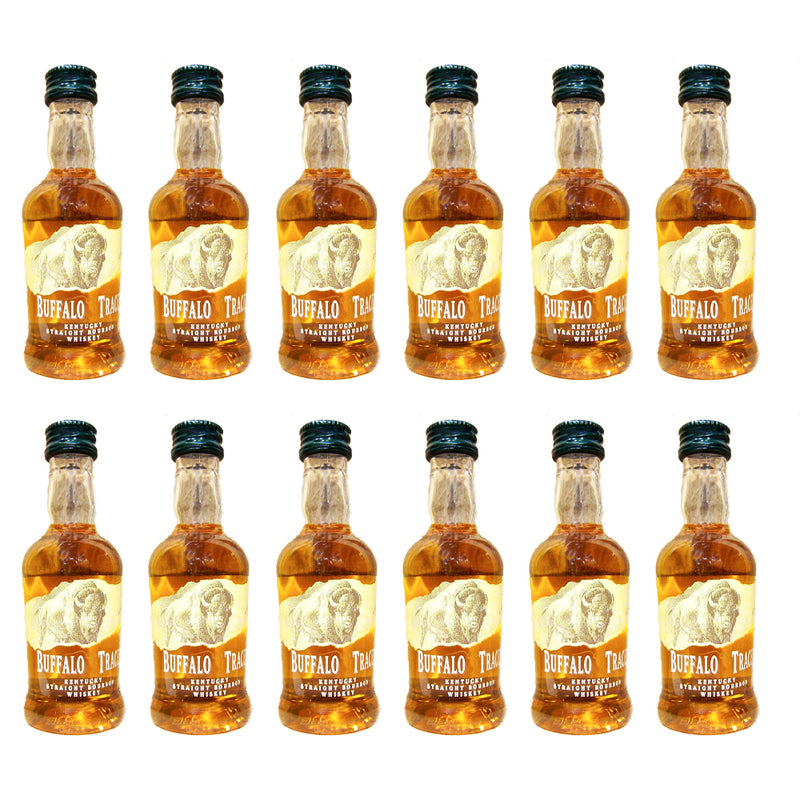 Buffalo Trace Bourbon Mini Bottles 12 Pack 50ml