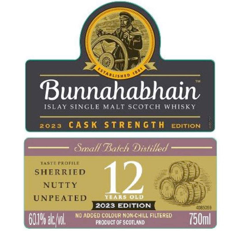 Bunnahabhain 12 Year Old 2023 Edition Cask Strength Scotch Whisky